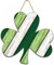 St Patrick Day Wooden Hanging Wreath Decoration Shamrock Hanging Sign Wood for Irish Party Saint Patrick Day Home Décor